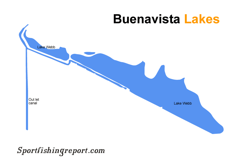 Buena Vista Lakes - Lake Map